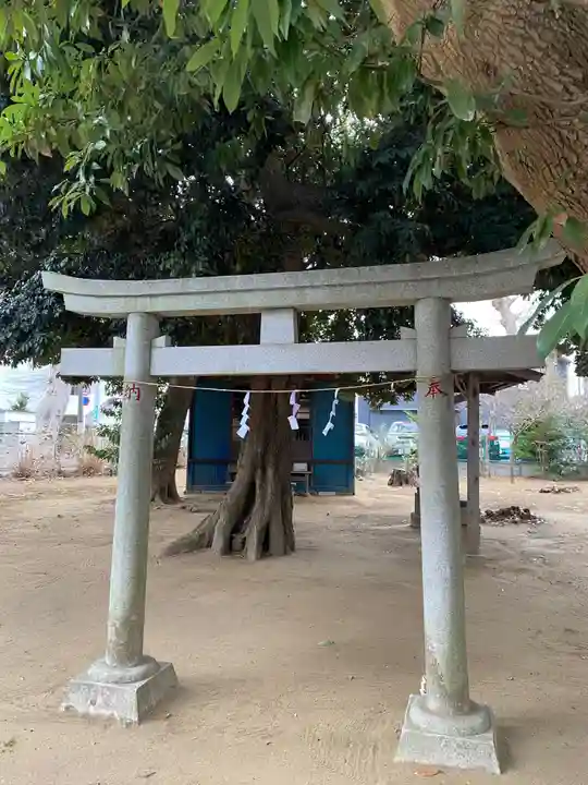 大六天神社の鳥居