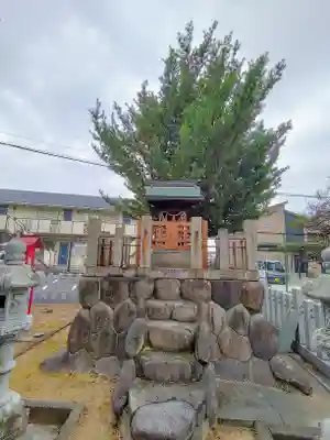 八幡社（丹陽町伝法寺）の本殿・本堂
