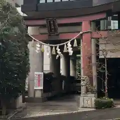 築土神社の鳥居