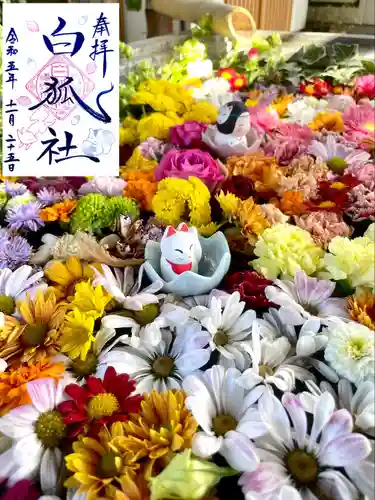 於菊稲荷神社の手水舎