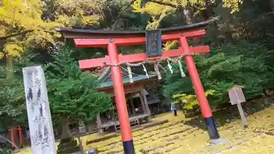 岩戸落葉神社の鳥居
