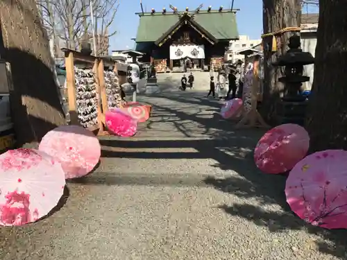 札幌諏訪神社の庭園