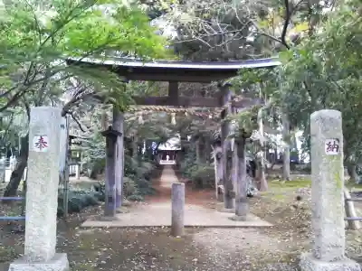 國王神社の鳥居