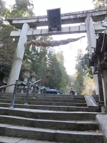 宝山寺の鳥居