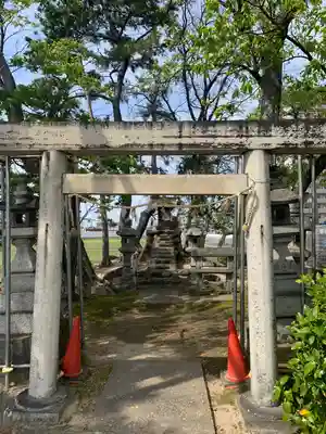 白山社（百島町）の鳥居