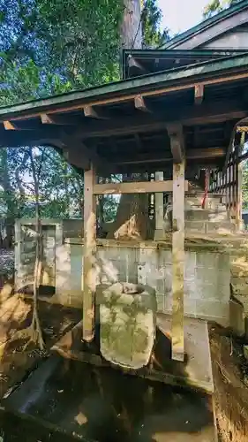 米本浅間神社の手水舎