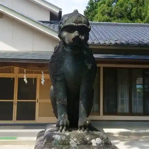 楢葉八幡神社の狛犬