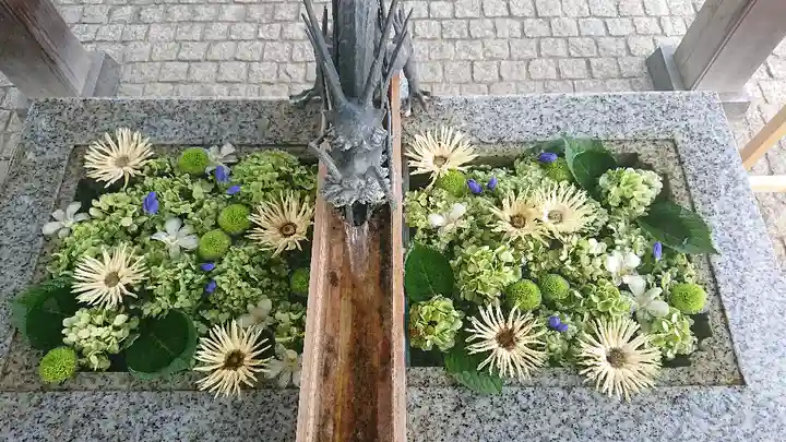 川越八幡宮の手水舎