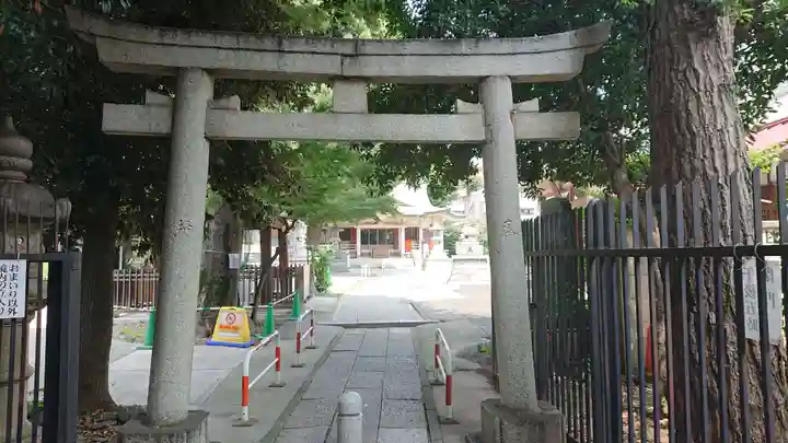 荻窪白山神社の鳥居