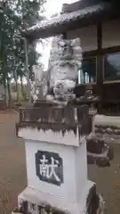 神明神社の狛犬