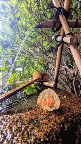 検見川神社の景色
