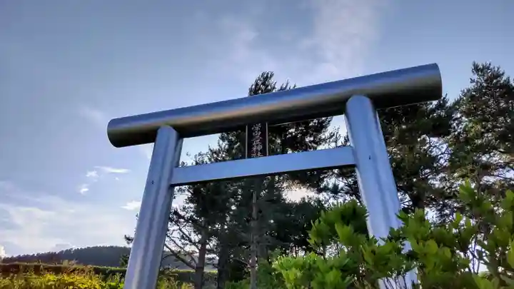 学田二区神社の鳥居