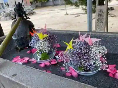 三津厳島神社の手水舎