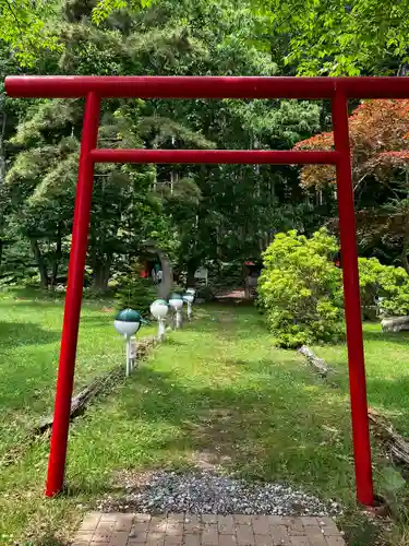 神社（洞爺湖中の島）の鳥居