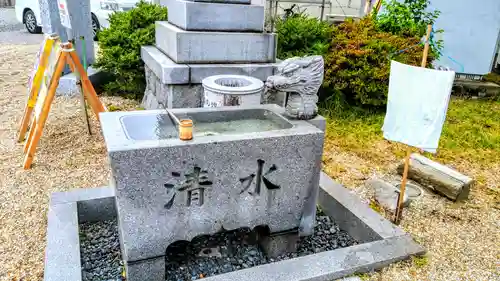 石工団地神社の手水舎