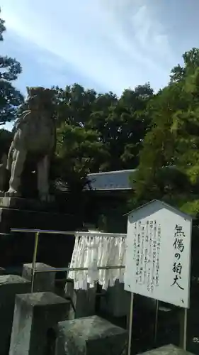 福井県護国神社の狛犬