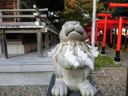 湯倉神社の狛犬