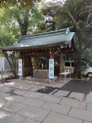 渋谷氷川神社の手水舎