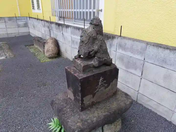 正一位小市郎稲荷神社古跡(跡地)の狛犬