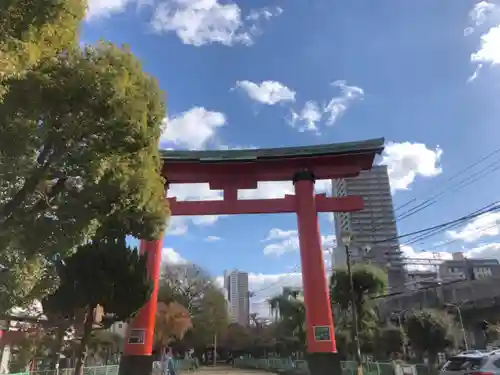 尼崎えびす神社の鳥居