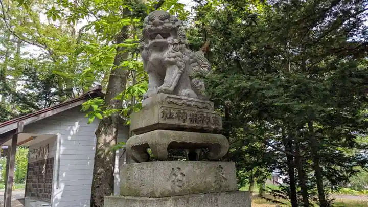 東神楽神社の狛犬