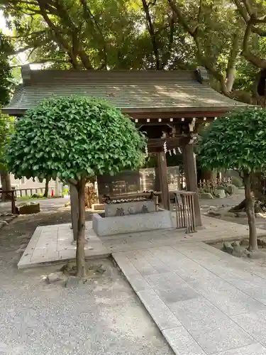 前鳥神社の手水