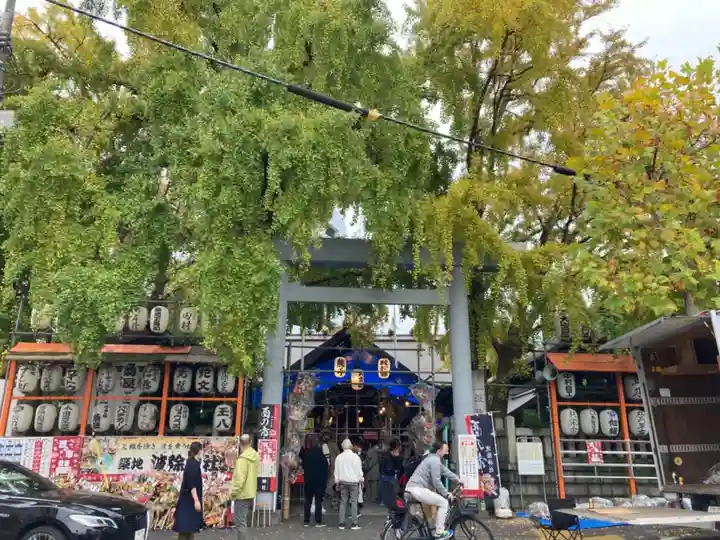 波除神社(波除稲荷神社)の鳥居