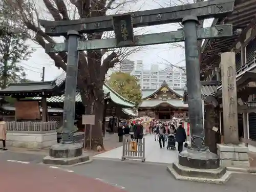 湯島天満宮の鳥居