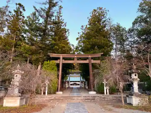 山梨縣護國神社の鳥居