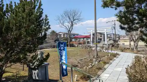 霧多布神社の景色