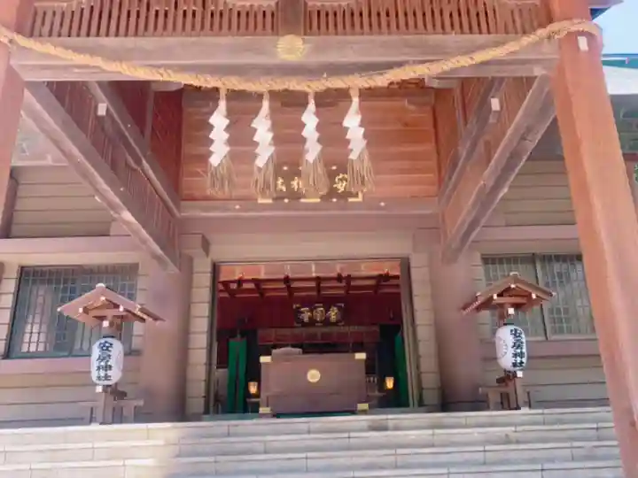 安房神社の本殿・本堂