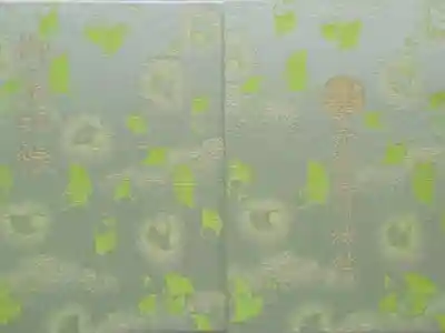 ２冊目御朱印帳
淡い緑色の銀杏柄