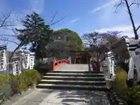 旗上弁財天社の景色