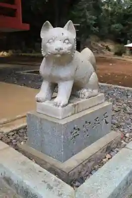 百草八幡神社の狛犬