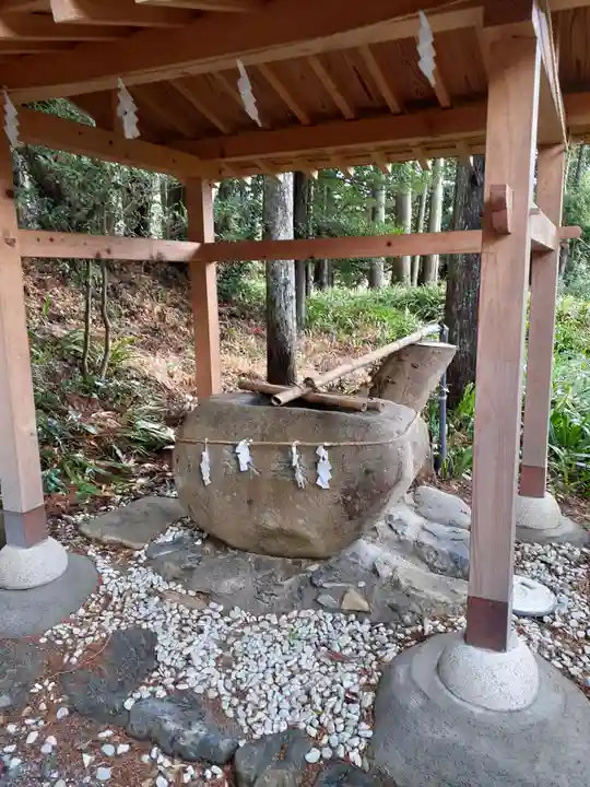 白水常磐神社の手水舎