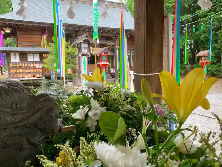 滑川神社 - 仕事と子どもの守り神の手水舎
