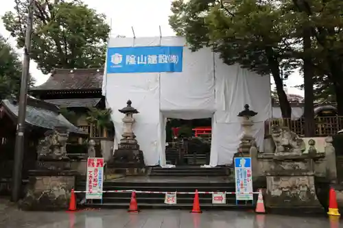 安積國造神社の鳥居