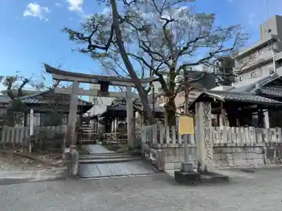 出町妙音堂の鳥居