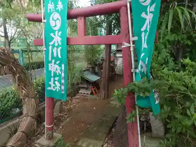 江北氷川神社の鳥居