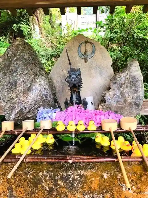 国宝 長寿寺の手水舎