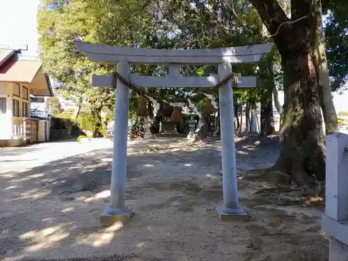 山中八幡社の鳥居