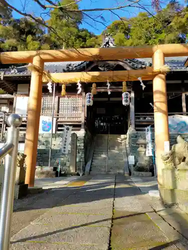 宇賀部神社の鳥居