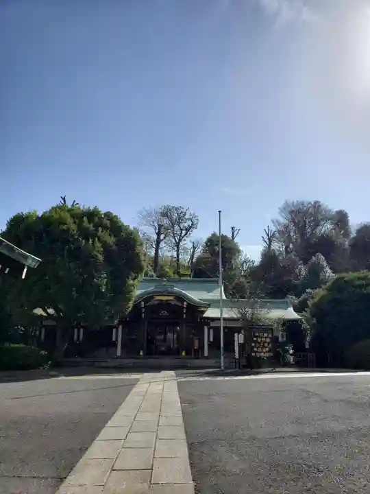 白金氷川神社の本殿・本堂