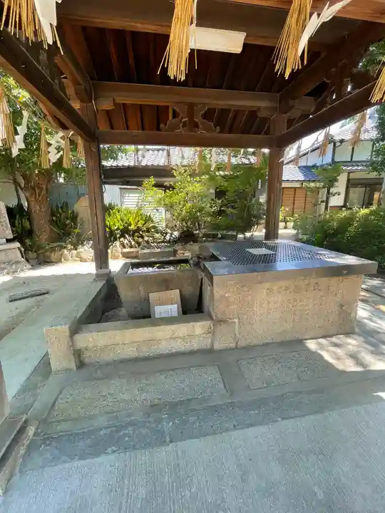 大依羅神社の手水舎