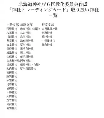 釧路一之宮 厳島神社の授与品その他