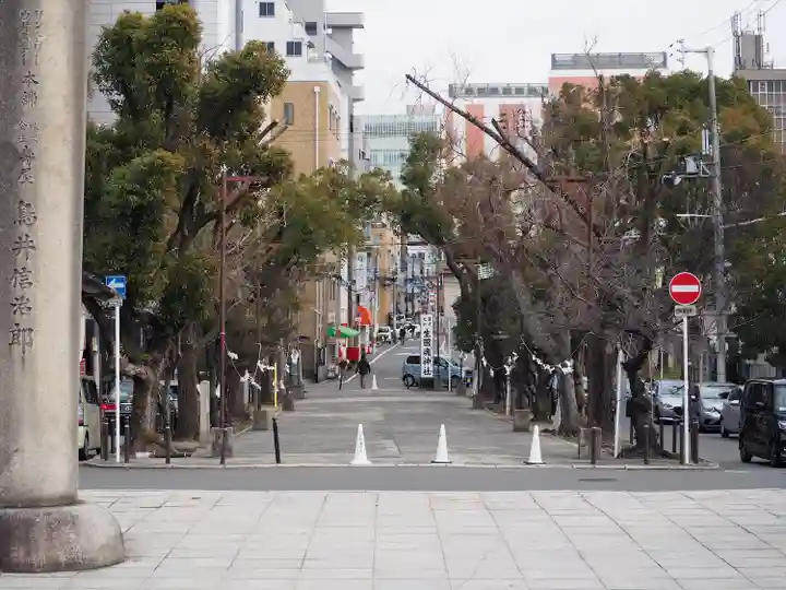 難波大社 生國魂神社の周辺