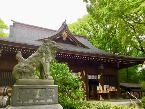 若宮八幡社の狛犬