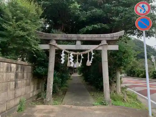 北浜神明神社の鳥居