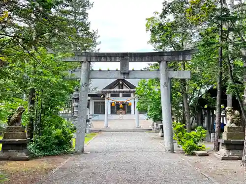 岩見澤神社の鳥居