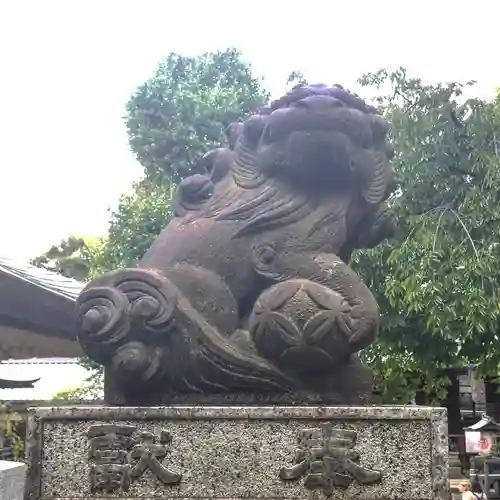 五條天神社の狛犬